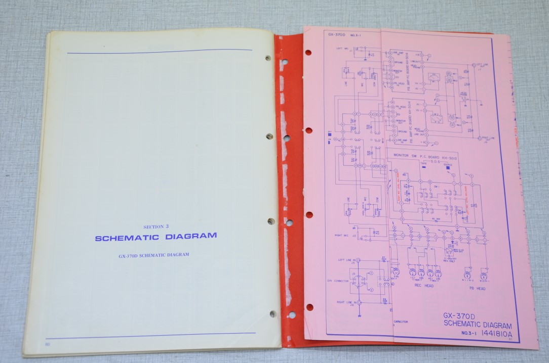 Akai GX-370D Tape Recorder Service Manual