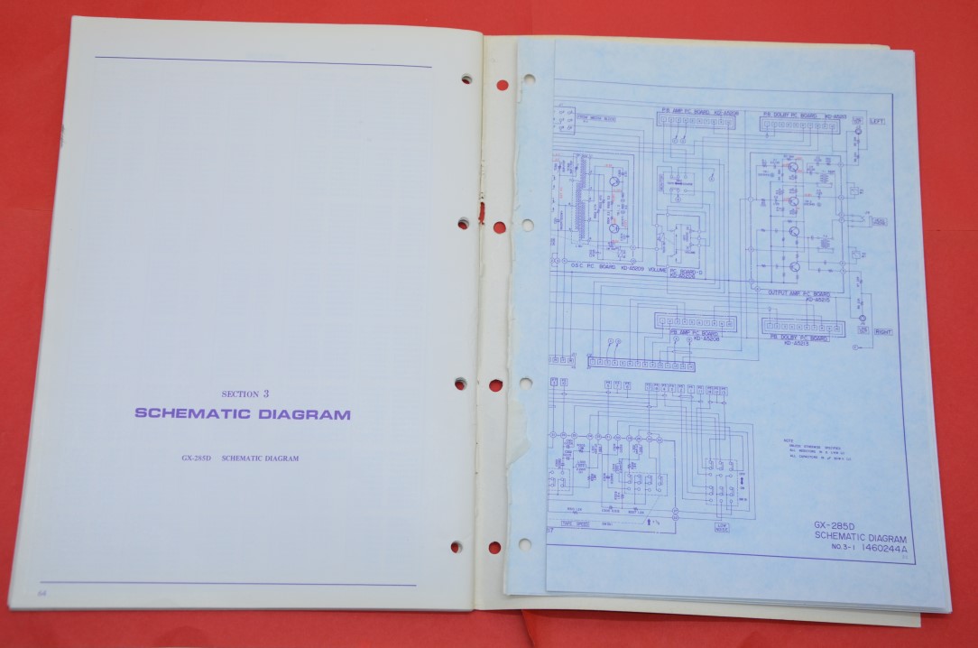 Akai GX-285D Tape Recorder Service Manual