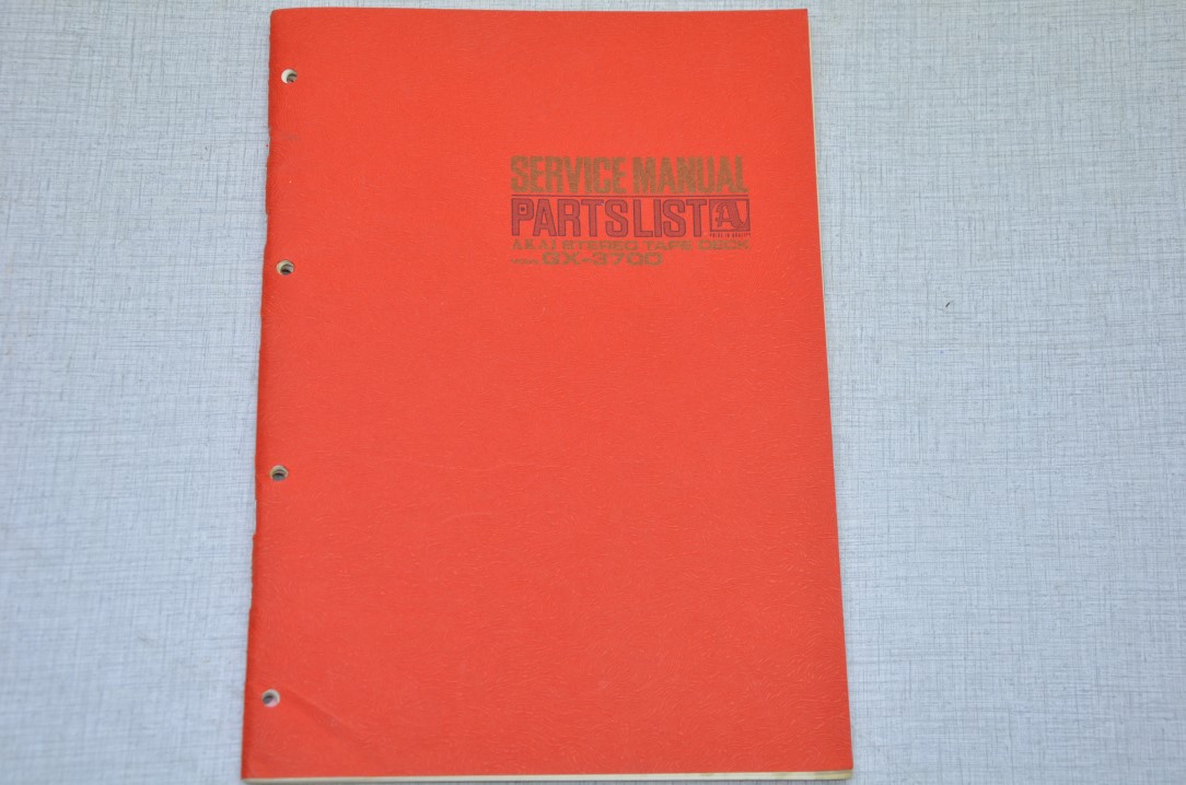 Akai GX-370D Tape Recorder Service Manual