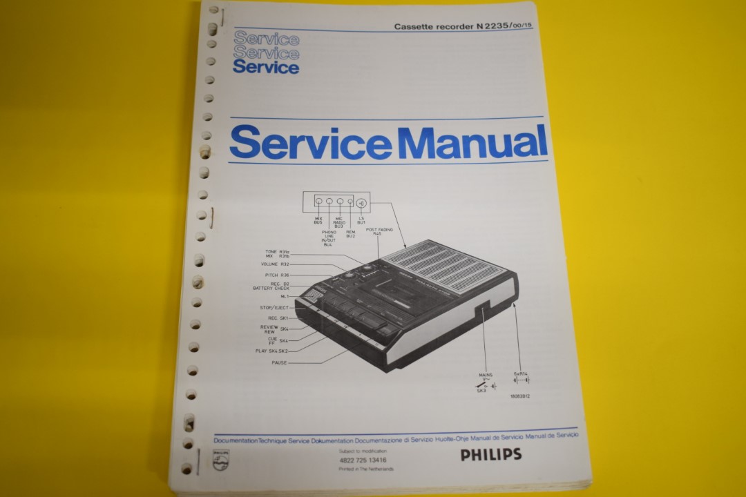 Philips N2235 cassettedeck